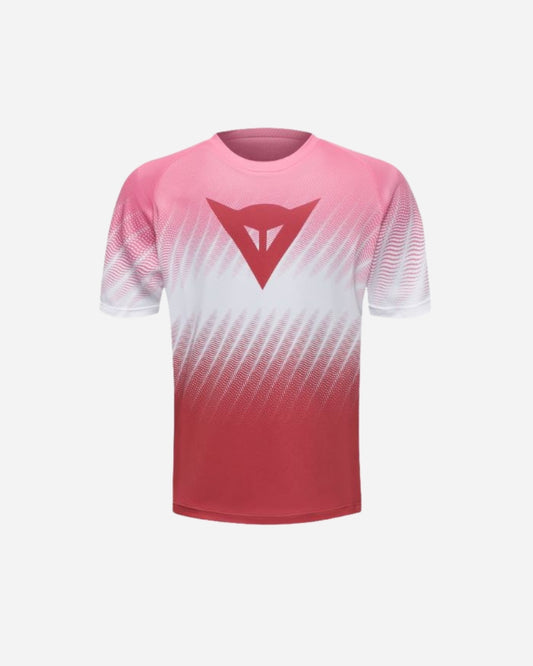 Maillot Manches Courtes Enfant Dainese Scarabeo - Rose/Blanc