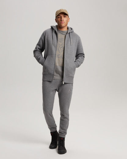 Sweat à capuche zippé Dakar Desert H1 - Gris