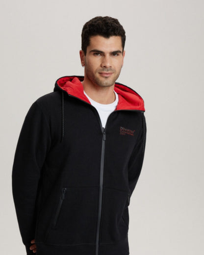 Sweat à capuche zippé Dakar Dirt 4 - Noir