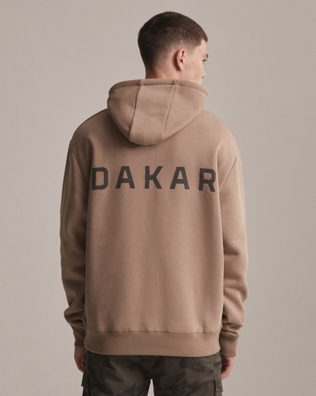 Sweat à capuche Dakar H23 - Sable
