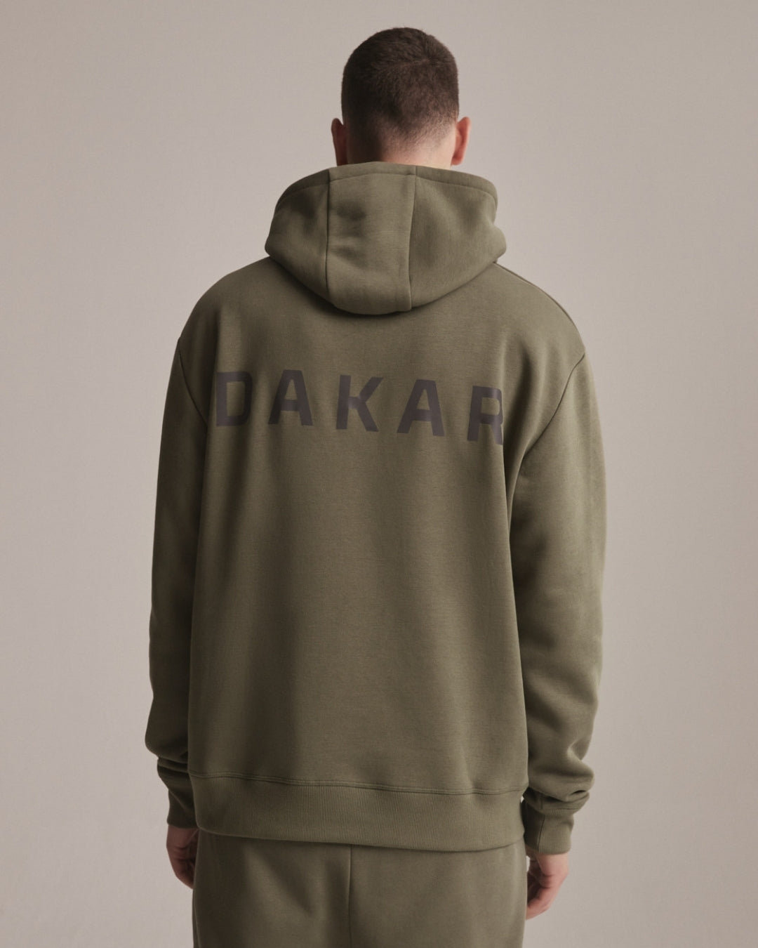 Sweat à capuche Dakar H23 - Kaki