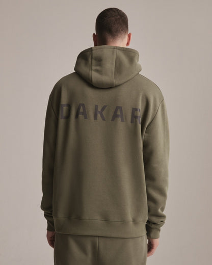 Sweat à capuche Dakar H23 - Kaki
