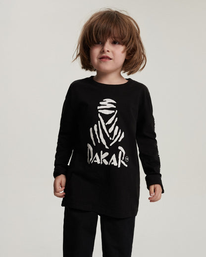 Maglietta Dakar per bambini LS 422 - Nera