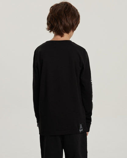 Maglietta Dakar per bambini LS 422 - Nera