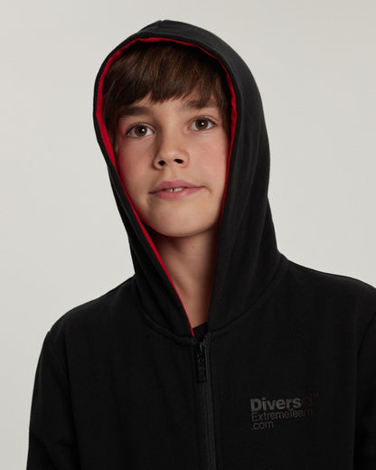 Sweat à capuche zippé Enfant Dakar 822 - Noir