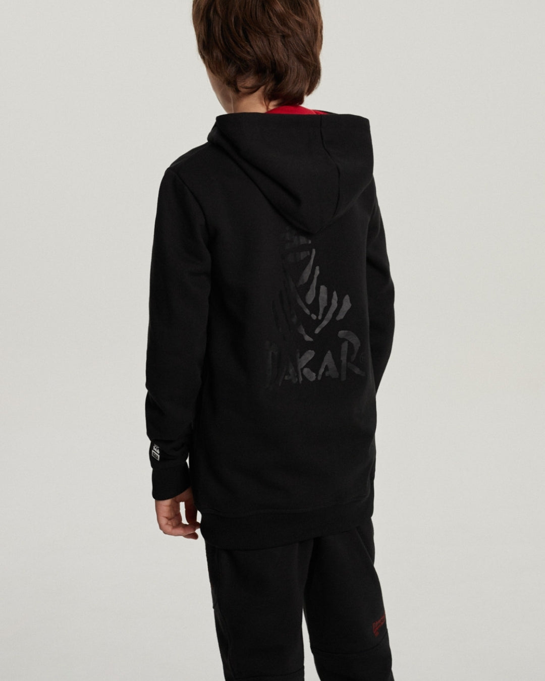Sweat à capuche zippé Enfant Dakar 822 - Noir