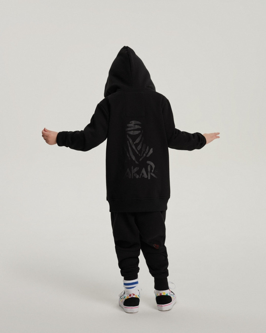 Sweat à capuche zippé Enfant Dakar 822 - Noir