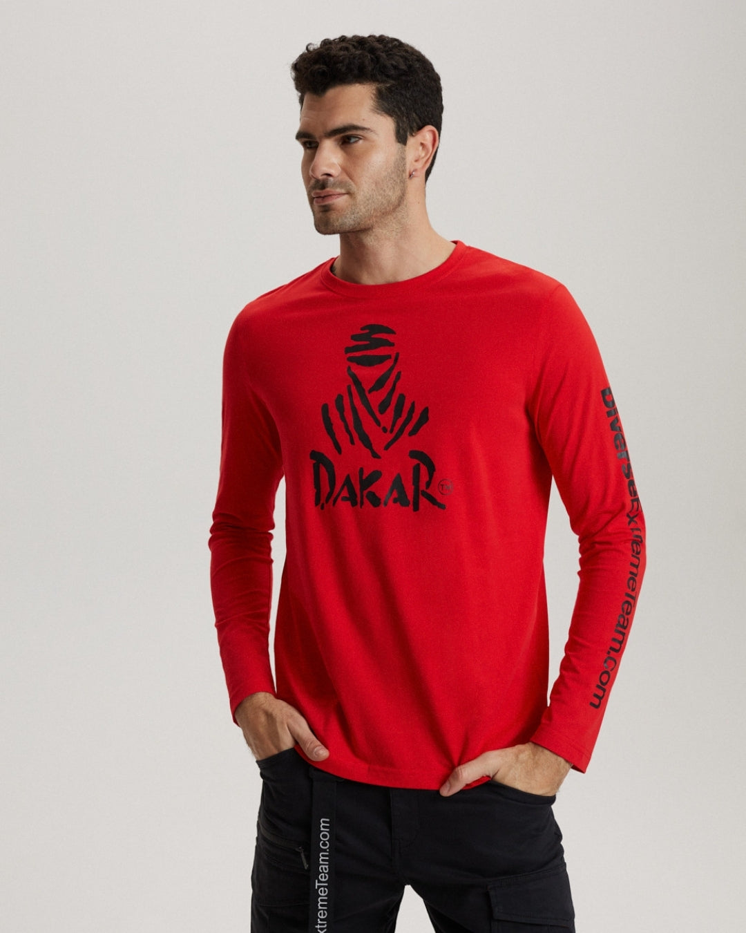 T-shirt manches longues Dakar LG 05 - Rouge