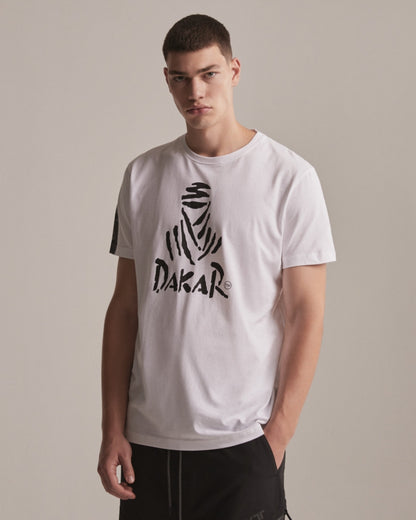 T-shirt Dakar Logo 123 - Blanc