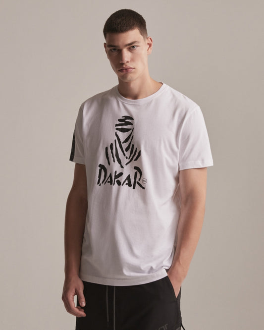T-shirt Dakar Logo 123 - Blanc
