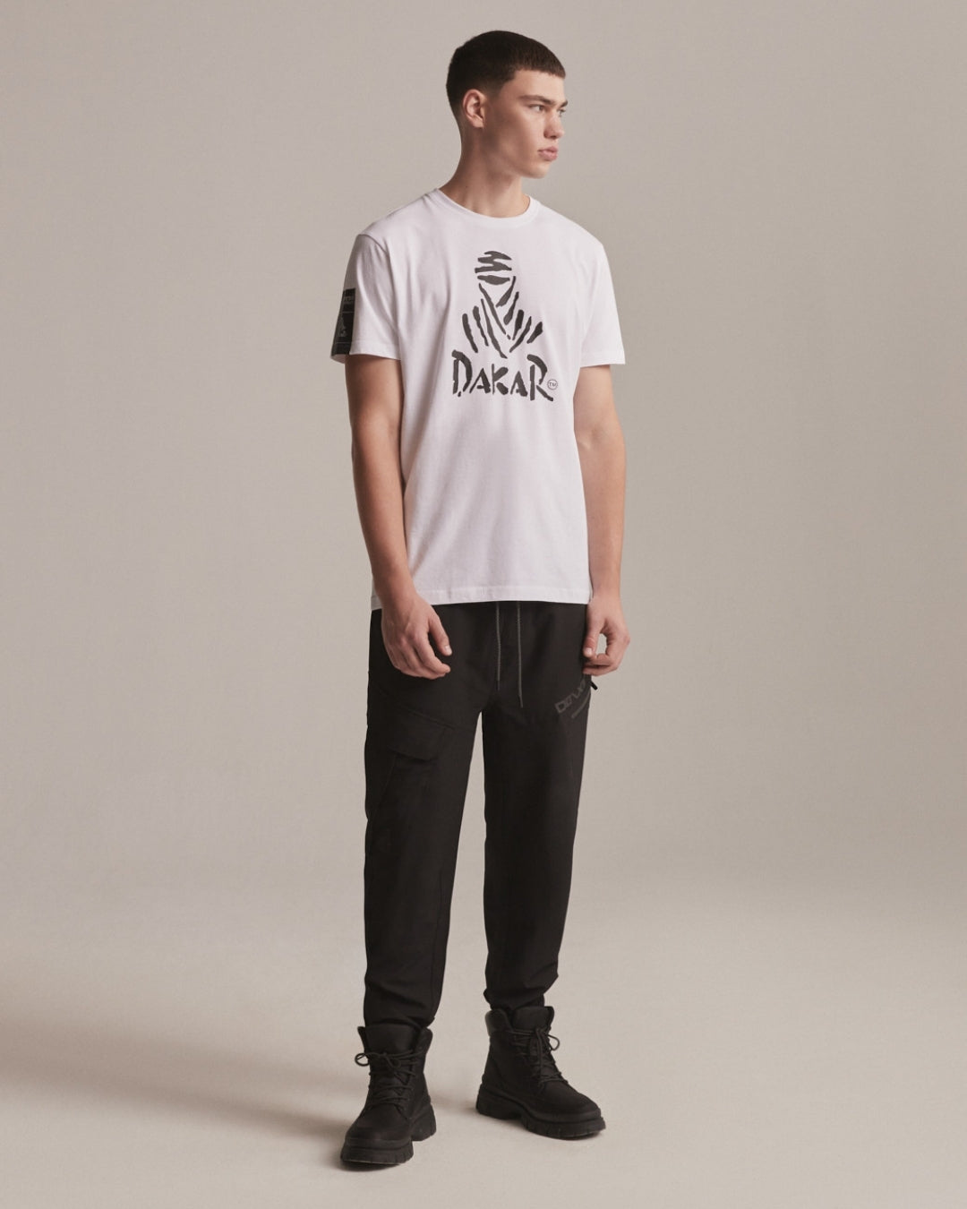 T-shirt Dakar Logo 123 - Blanc