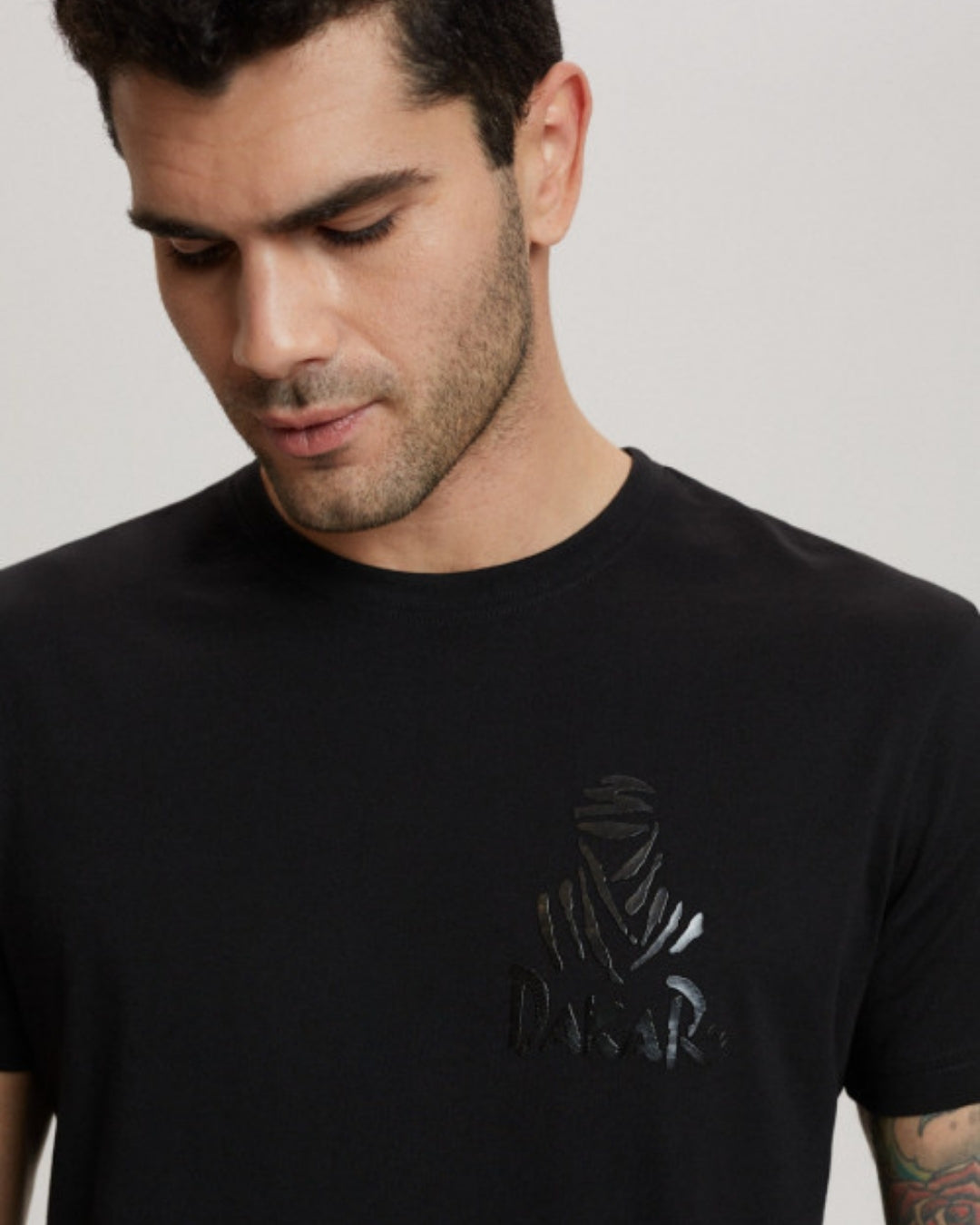 Maglietta Dakar Logo 4 - Nera