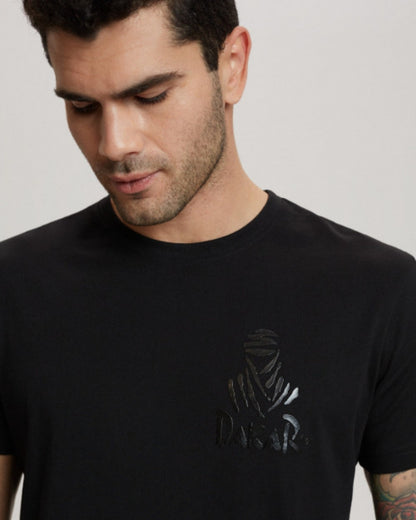 Maglietta Dakar Logo 4 - Nera