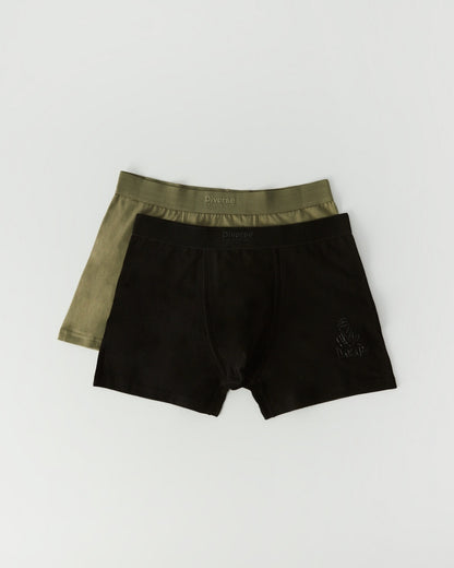 Boxer Dakar Longy III - Noir/Kaki