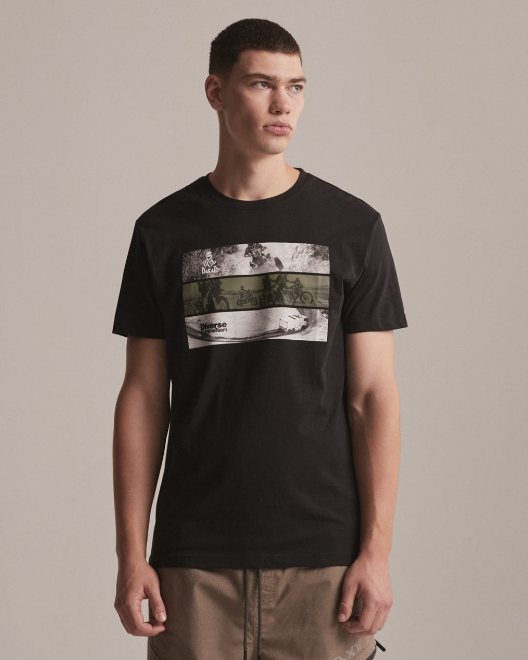 T-shirt photo Dakar - Noir