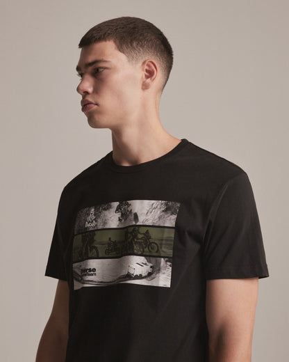 T-shirt photo Dakar - Noir