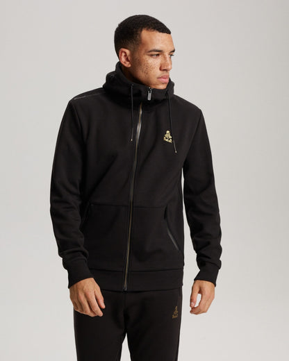 Sweat à capuche zippé Dakar VIP H02 - Noir