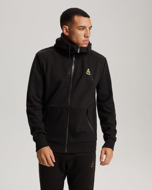 Sweat à capuche zippé Dakar VIP H02 - Noir