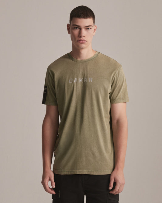 T-shirt Dakar Wash 01 - Kaki