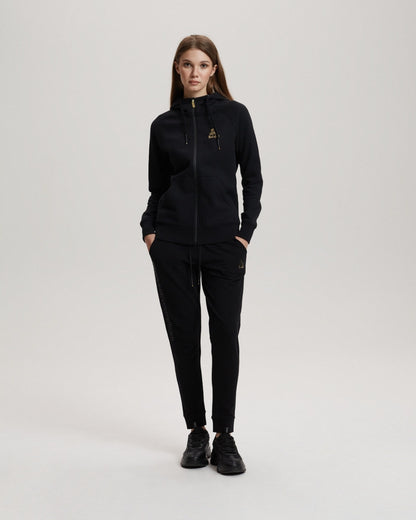 Sweat à capuche zippé Femme Dakar VIP 29 - Noir
