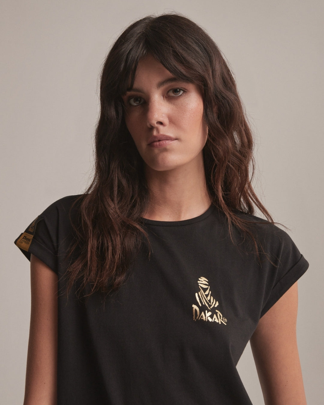 Dakar VIP Damen-T-Shirt, Größe 37 – Schwarz
