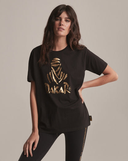 Dakar VIP Damen-T-Shirt, Größe 38 – Schwarz