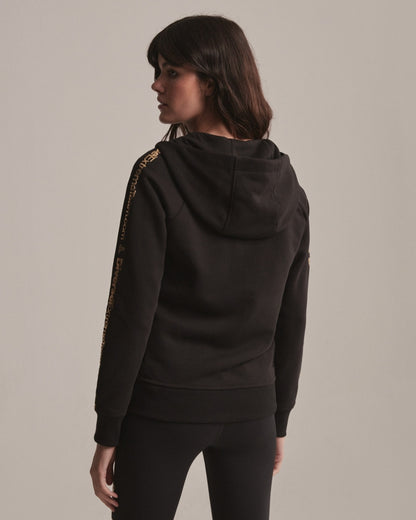 Sweat à Capuche zippé Femme Dakar VIP 51 - Noir