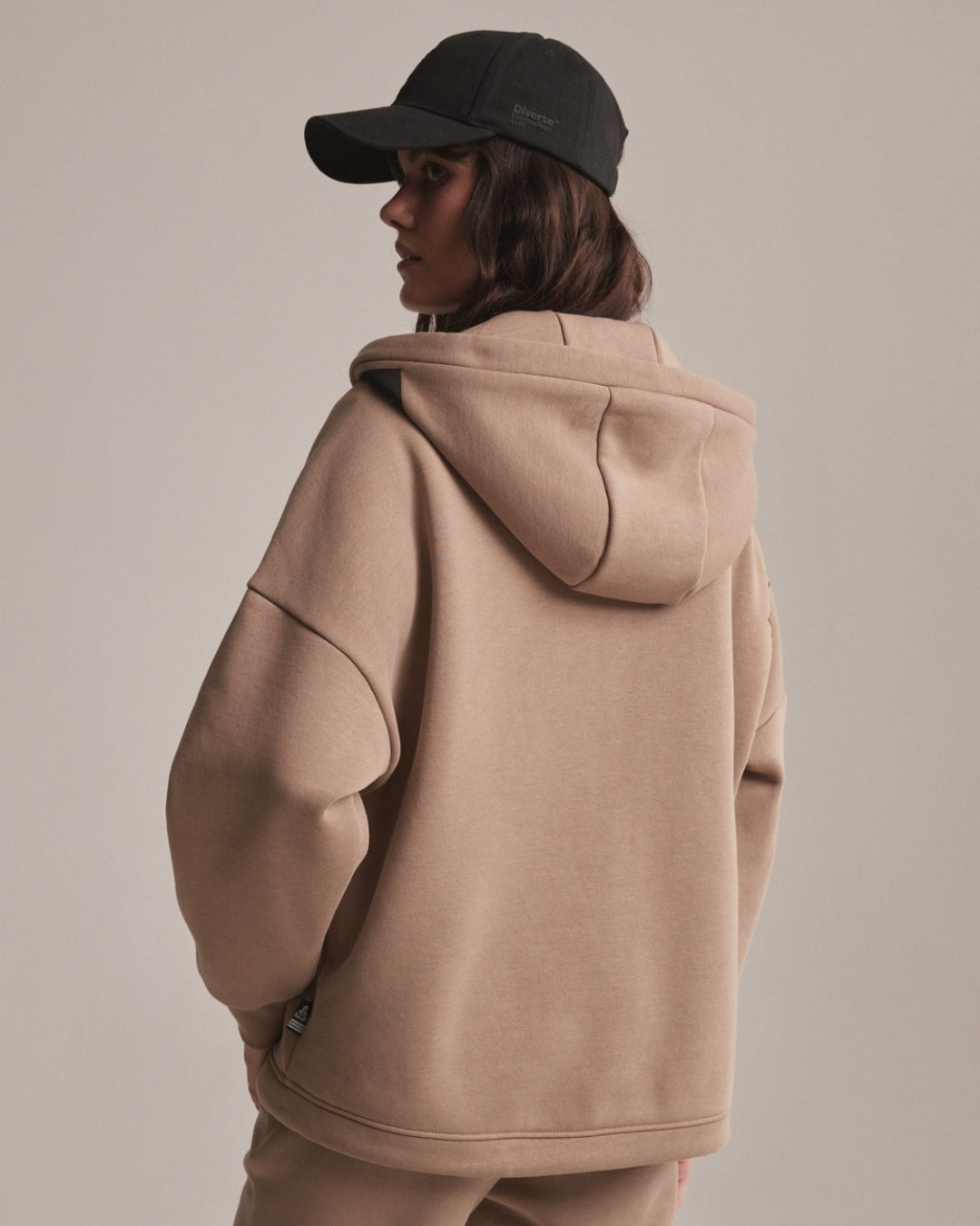 Sweat à capuche zippé Femme Dakar - Sable