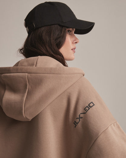 Sweat à capuche zippé Femme Dakar - Sable