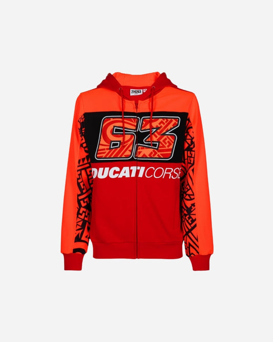 Veste à capuche zippée VR46 Dual Ducati Bagnaia