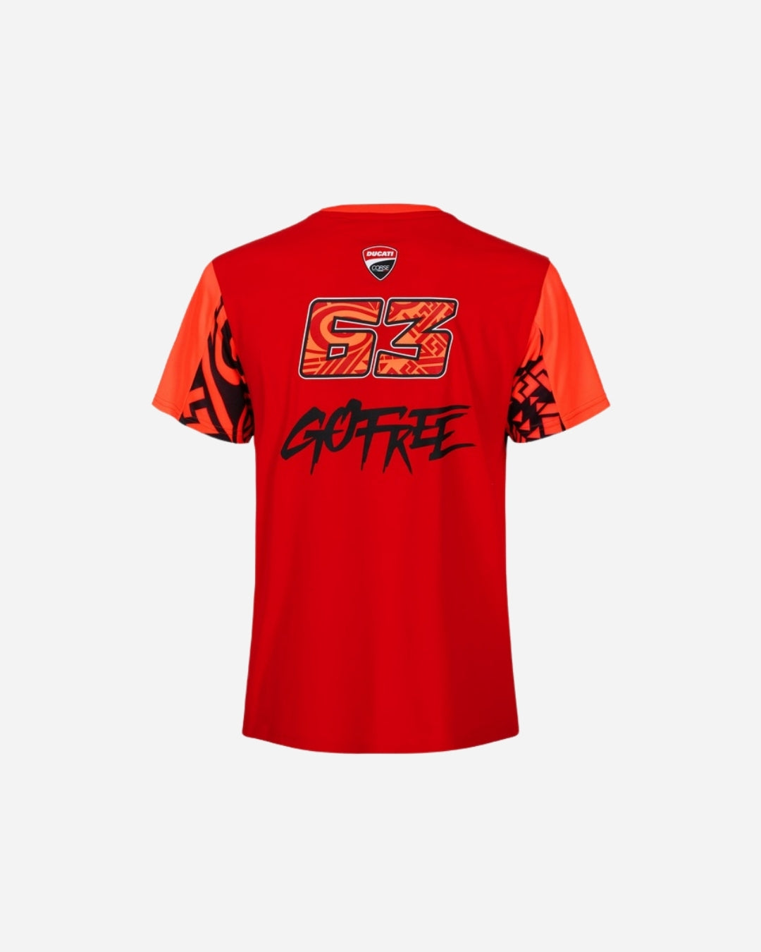 T-shirt VR46 Dual Ducati Bagnaia - Rouge