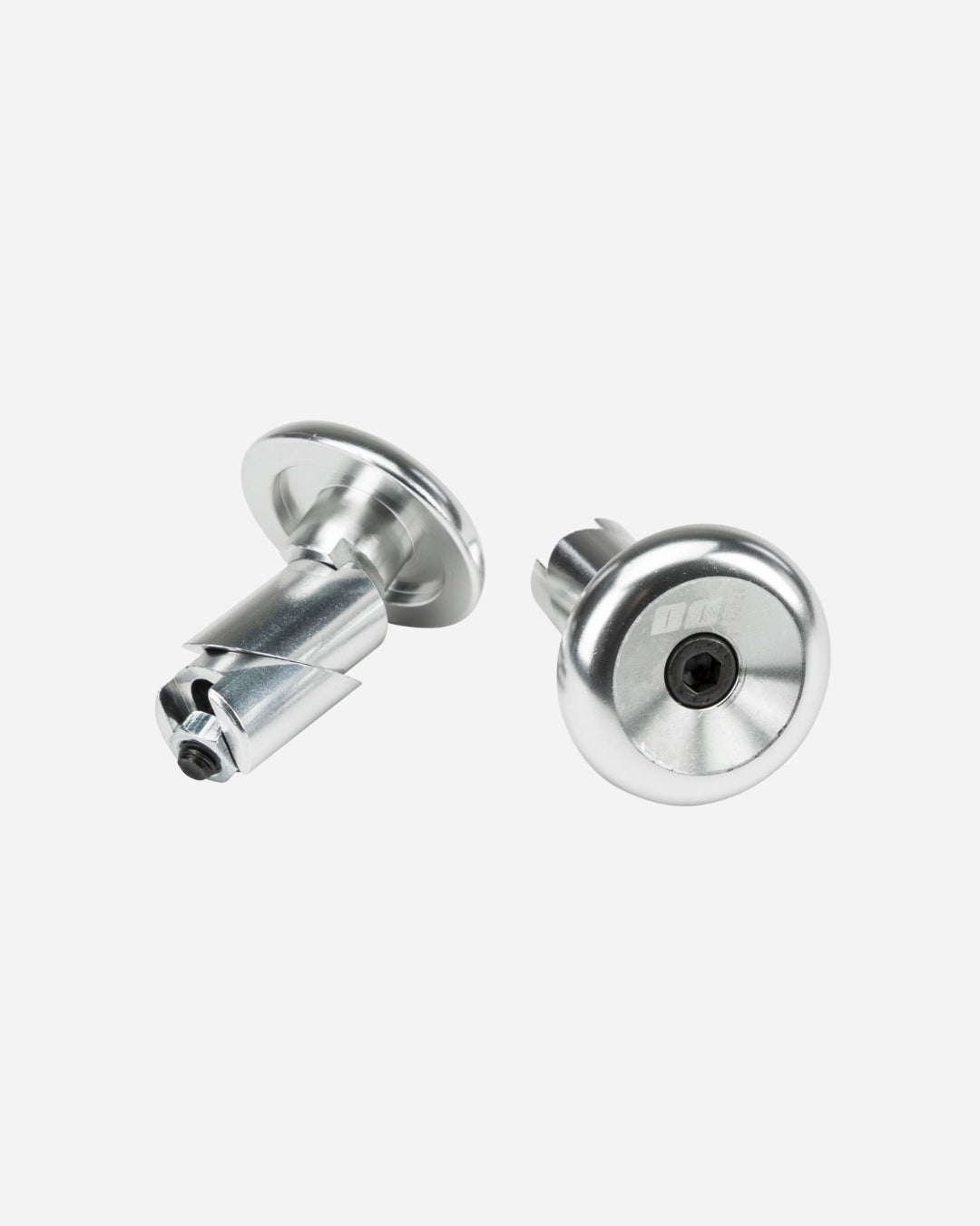 Terminali manubrio in alluminio ODI - Argento