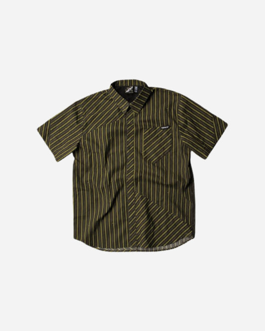 Chemise à manches courtes boutonnée Fly Racing - Noir/Vert