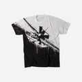 T-shirt Fly Racing Dogfight - Noir/Blanc