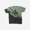 T-shirt Fly Racing Dogfight - Vert/Noir