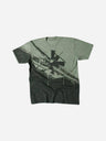 T-shirt Fly Racing Dogfight - Vert/Noir