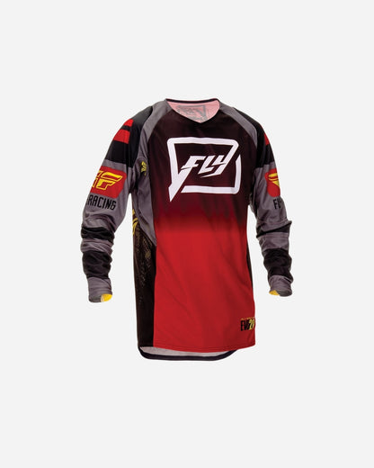 Maillot Fly Racing EVO 2.1 - Noir/Rouge