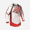 Maillot Fly Racing EVO Spike - Blanc/Rouge