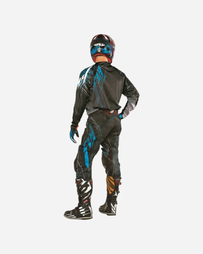Pantalon Fly Racing EVO Spike - Noir/Bleu