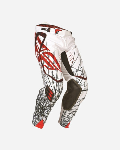 Pantalon Fly Racing EVO Spike - Blanc/Rouge
