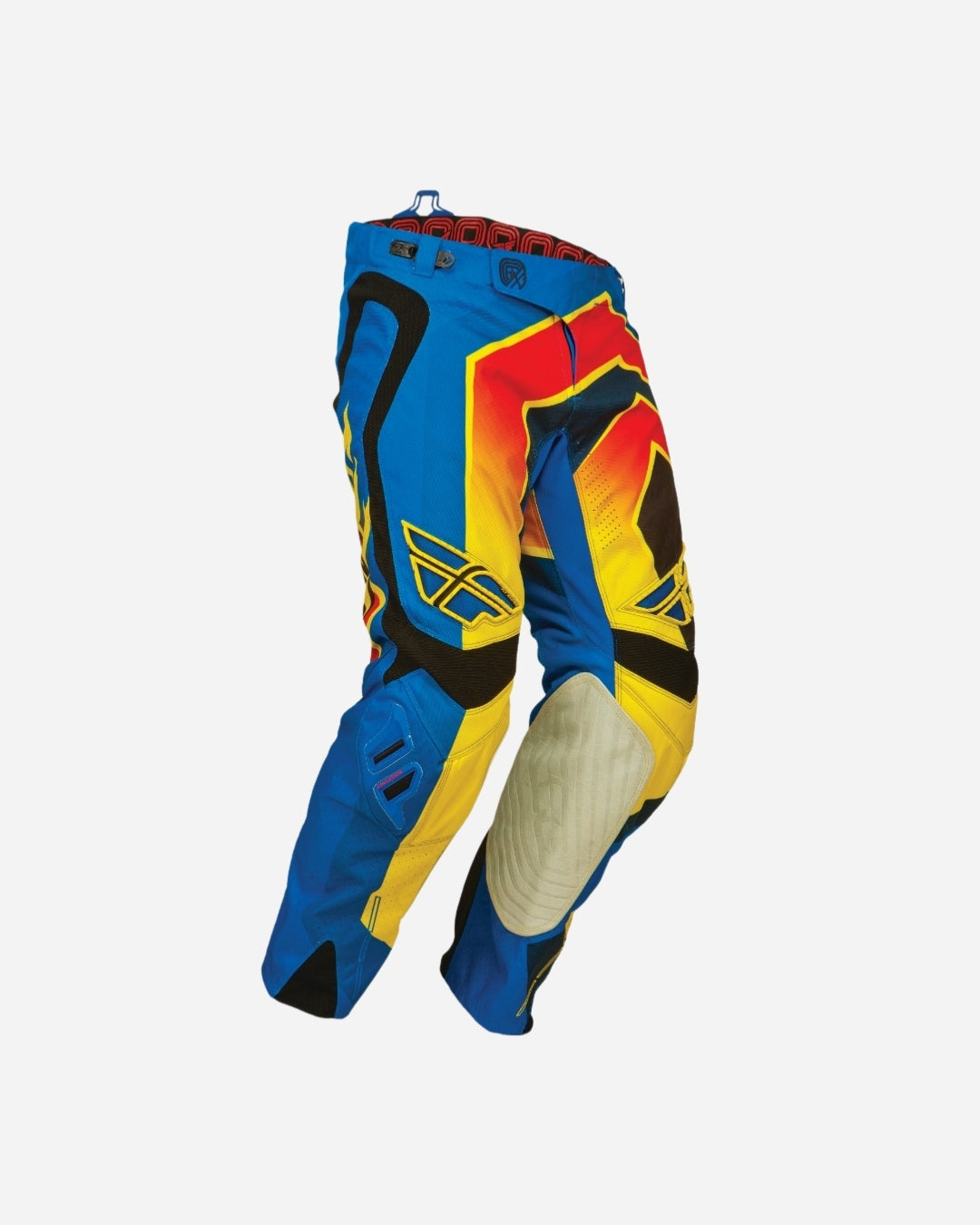Fly Racing EVO Vertigo Hose – Blau/Gelb/Schwarz