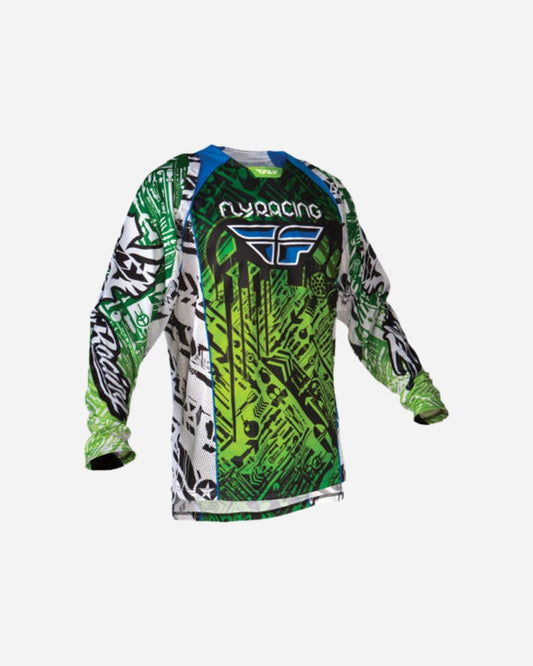 Maillot Fly Racing Evolution - Vert/Noir