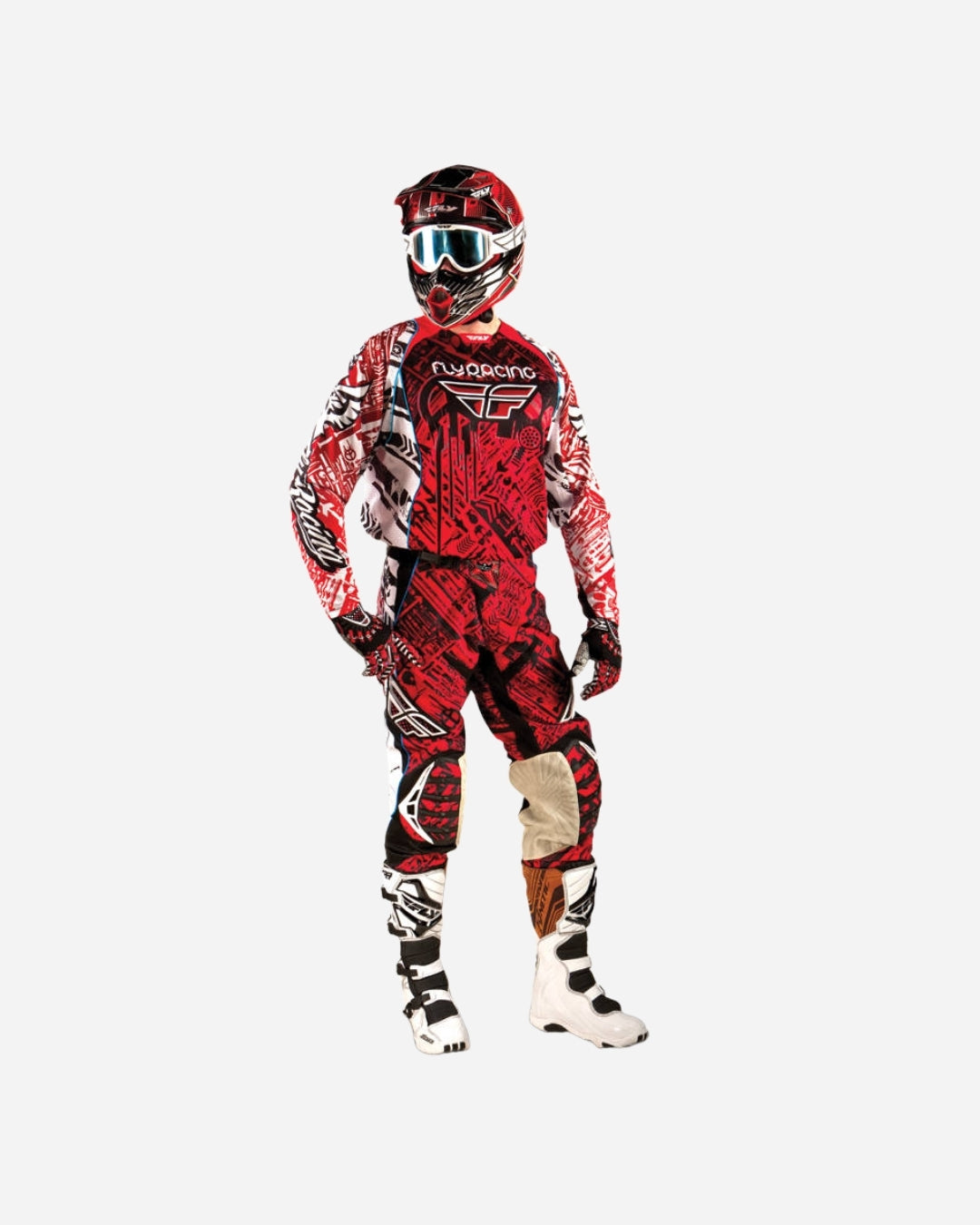 Maglia Fly Racing Evolution - Rosso/Nero