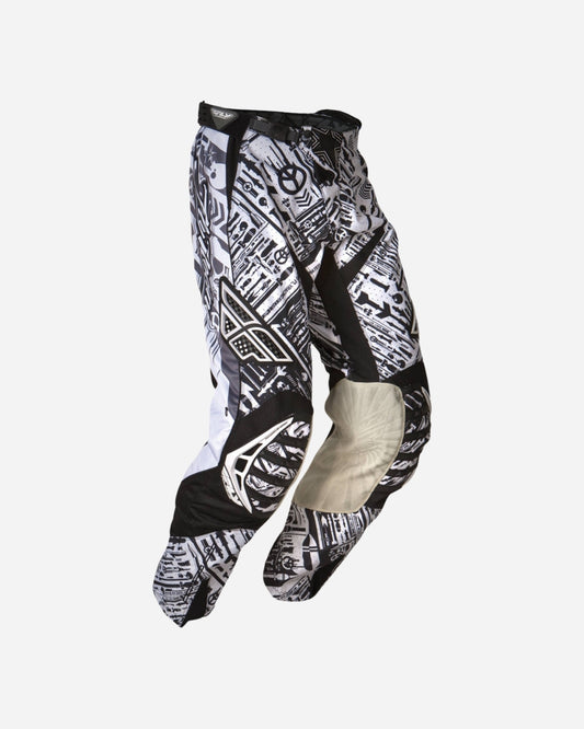 Pantalon Fly Racing Evolution - Noir/Blanc