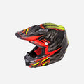 Fly Racing F2 Carbon Helmet - Short Black/Red/Lime