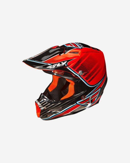 Casque Fly Racing F2 - Orange Canard/Noir