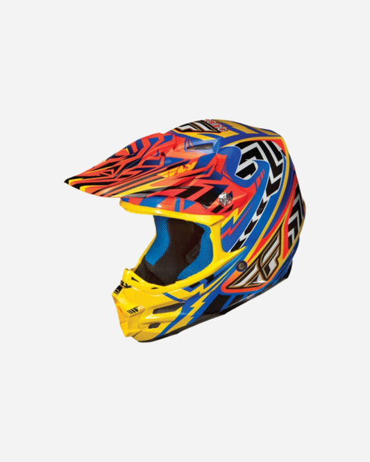 Casque Fly Racing F2 Andrew Short Replica - Red/Yellow