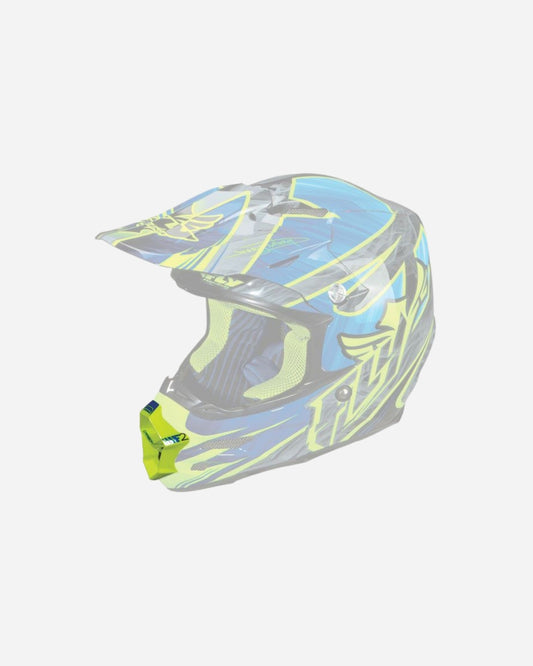 Embout buccal Fly Racing F2 - Acétylène bleu/jaune