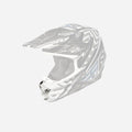 Embout buccal Fly Racing F2 - Gris/Blanc/Noir