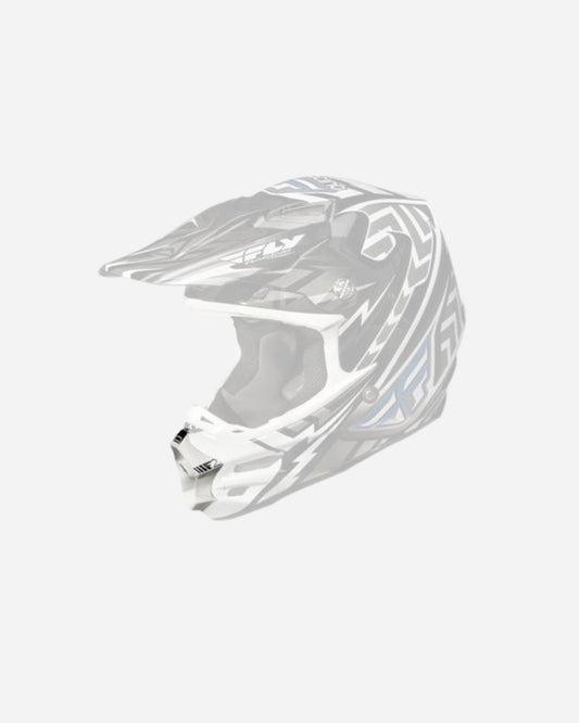 Embout buccal Fly Racing F2 - Gris/Blanc/Noir